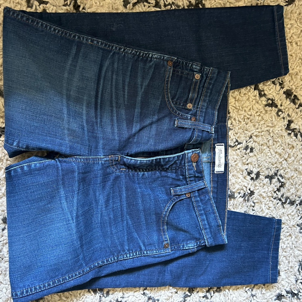 Madewell Women's High Rise Skinny Jeans - Dark Blue